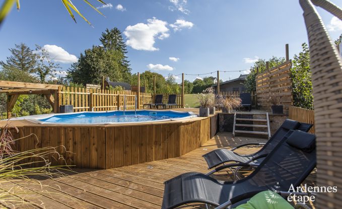 Vakantiehuis met zwembad voor 6 personen in de Ardennen (Wellin)