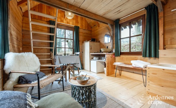 Uniek en gezellig vakantiehuis voor 2 in Yvoir, Ardennen